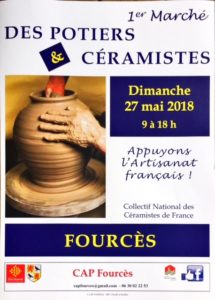 Fourcès marché de potiers 2018
