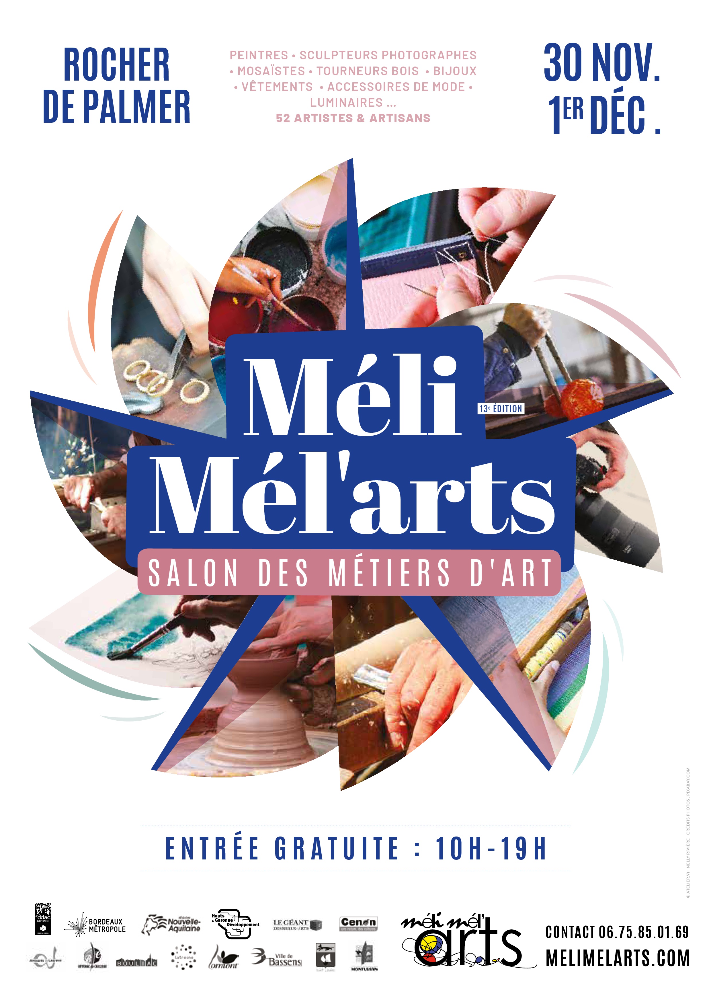 AFFICHE SALON DES METIERS D'ART 2019