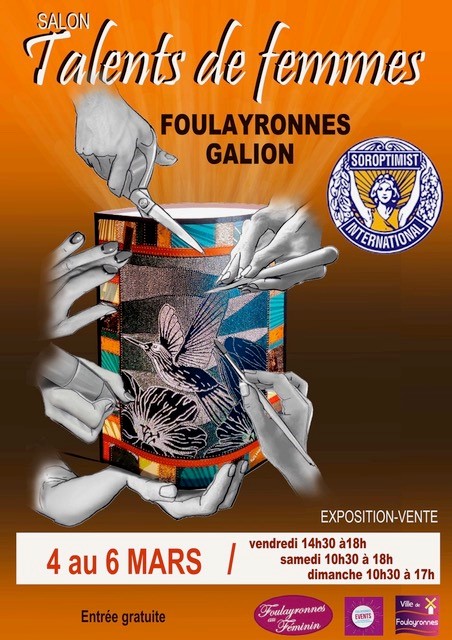 Affiche Talents de Femmes avec heures d'ouverture