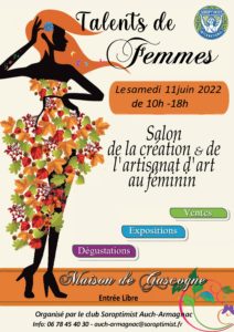 Auch Soroptimist AFFICHE STD SAMEDI 11 6 2022