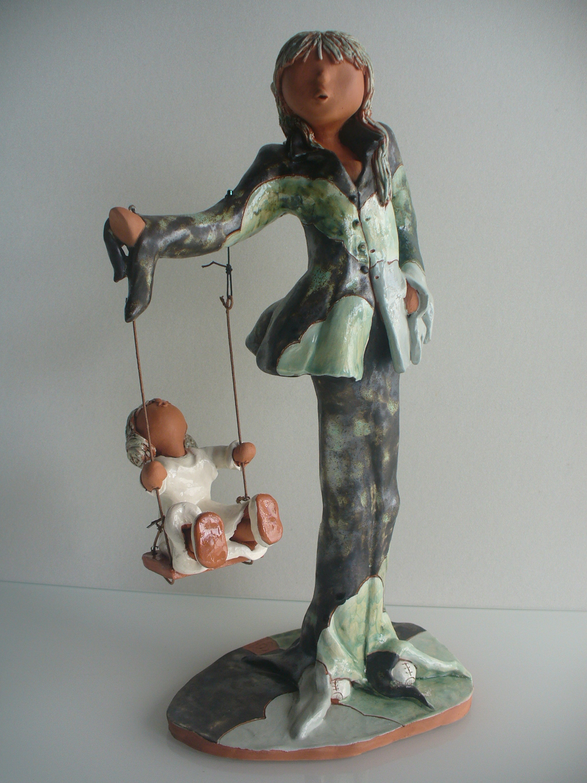 Femme arbre - balançoire